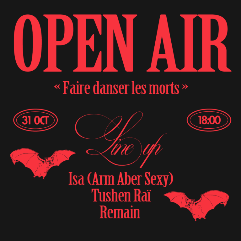 Open Air : Faire danser les morts — Isa, Tushen Raï, Remain